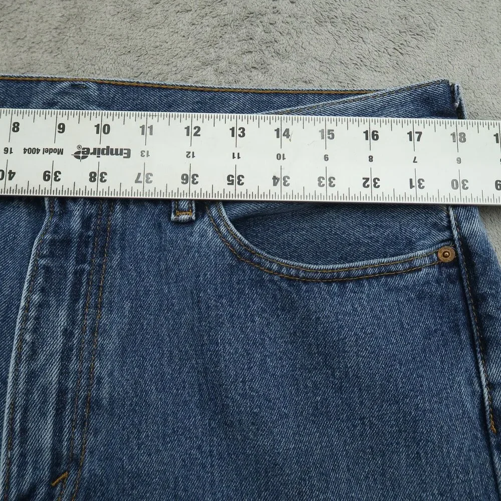 Levi's 505 Jeans Mens Size 36x29 Blue Regular Straight 100% Cotton Denim Medium